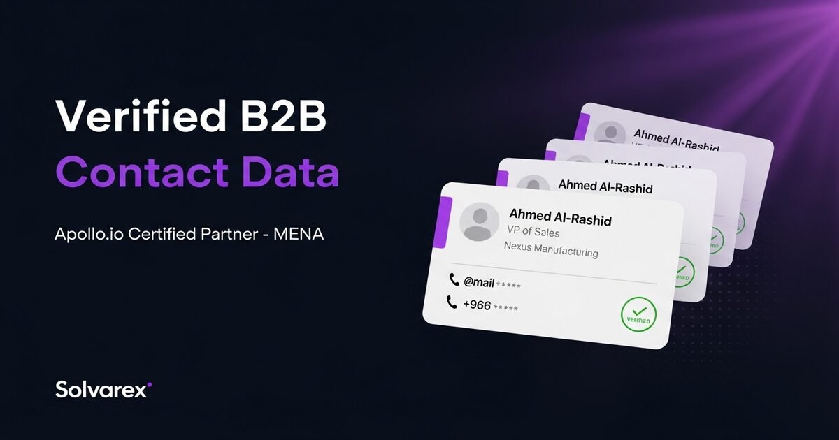 The Hidden Cost of Manual B2B Research — And Why Smart MENA Companies Are Outsourcing Contact Data Entirely